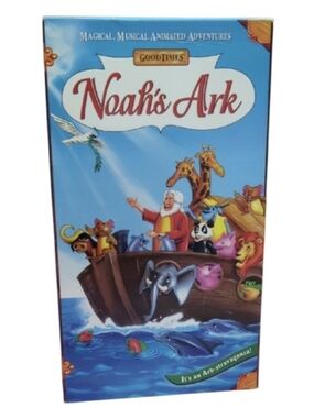🎬 Noah’s Ark (1996) VHS Tape – Vintage Animated Biblical Classic